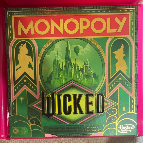 Hasbro Other - Hasbro Monopoly Wicked Edition - Green and Gold